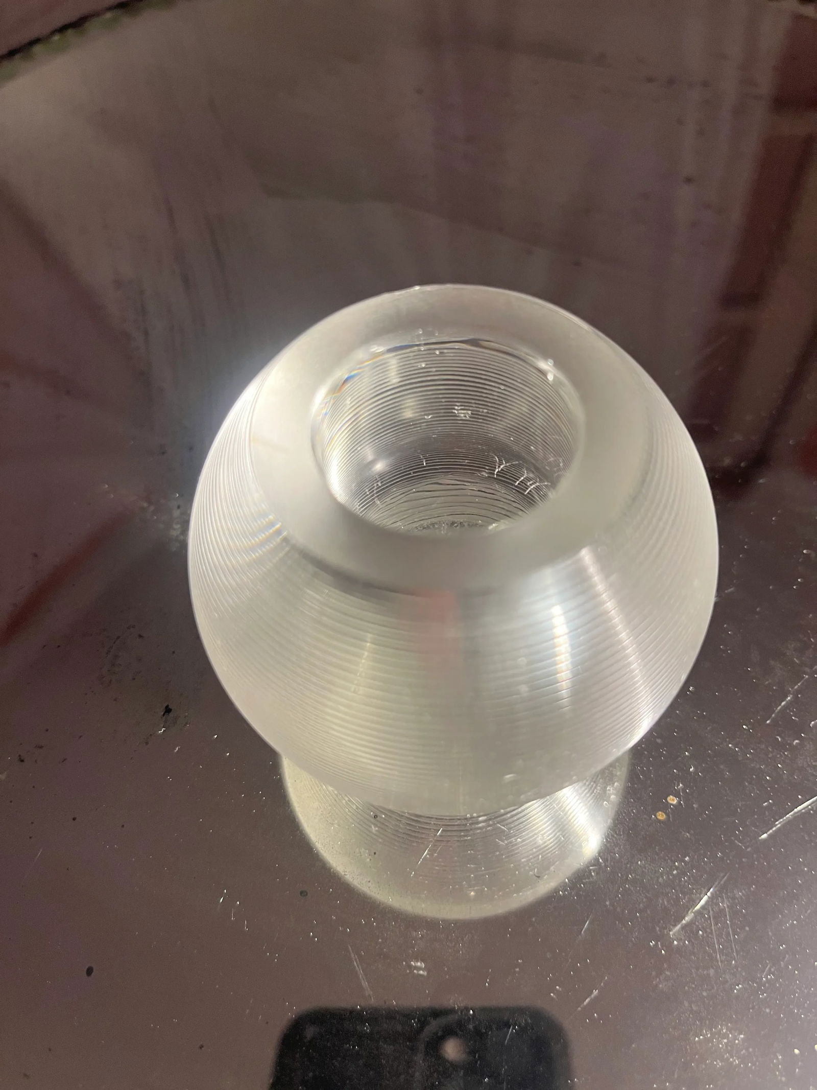 Late 19th Century Edwardian English Blown Glass Match Holder and Strike - 6