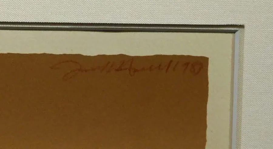 1980s Frank Howell Seasons Turning Original Color Framed Hand Signed #51 - 5