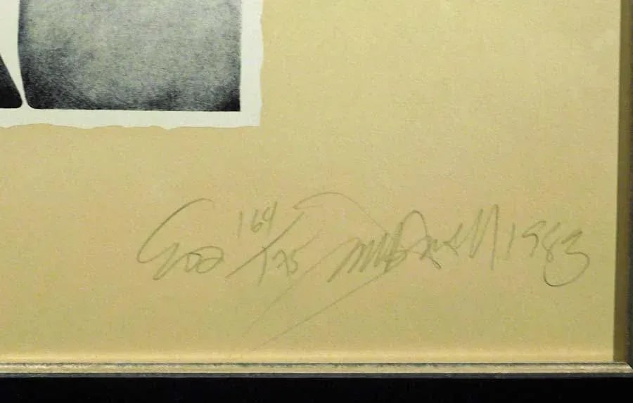 Frank Howell "Eos" Custom Framed 1983 Hand Signed Fine Art Lithograph - 3