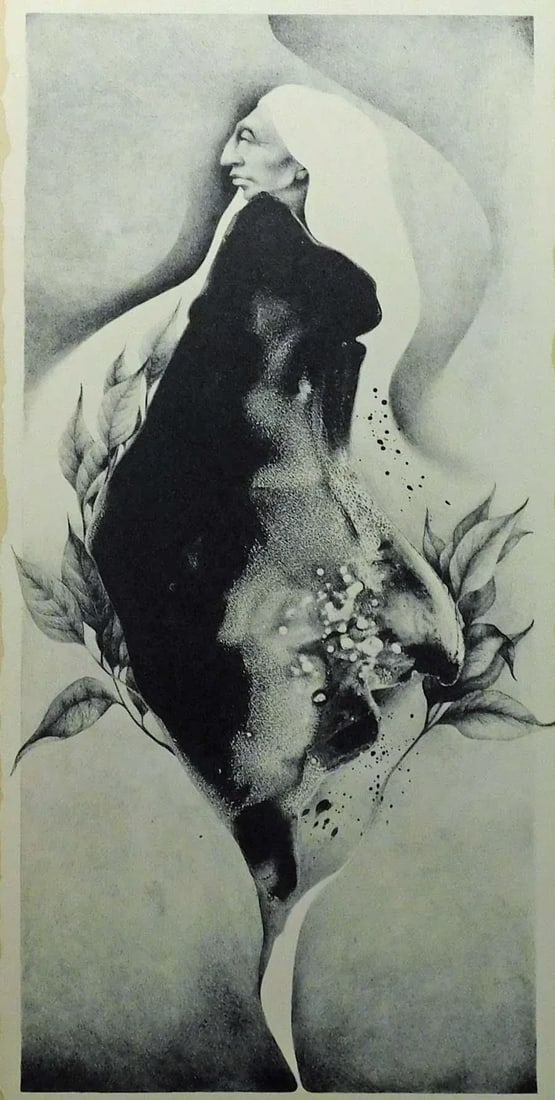 Frank Howell "Eos" Custom Framed 1983 Hand Signed Fine Art Lithograph - 4