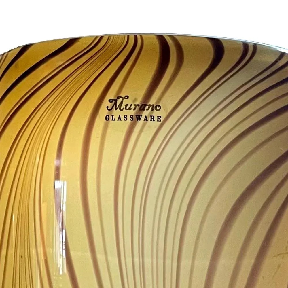 Late 20th Century Conical Murano Glass Vase - 4