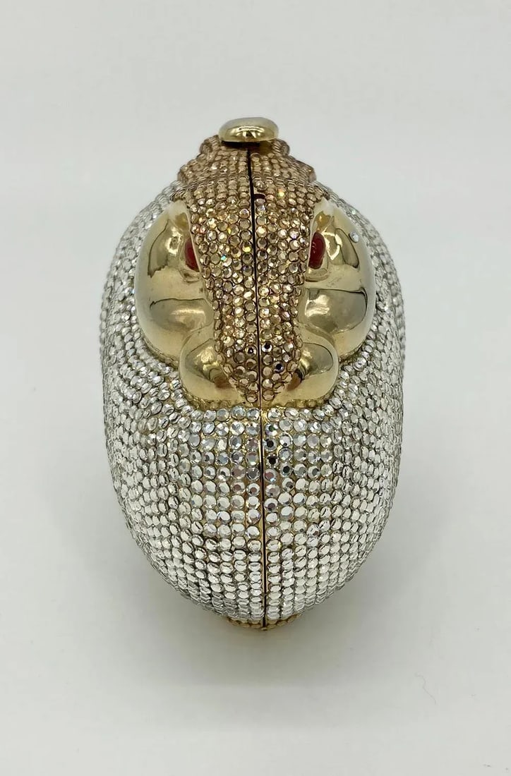 Judith Leiber Swarovski Crystal Rabbit Minaudiere - 2