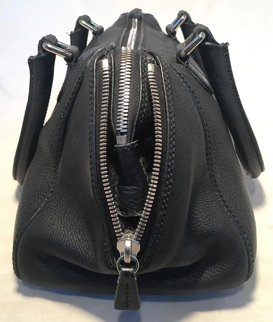 Chanel Lax Black Leather Tassel Bag - 4