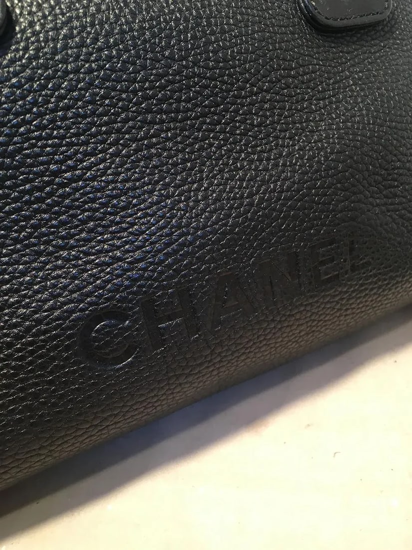 Chanel Lax Black Leather Tassel Bag - 6
