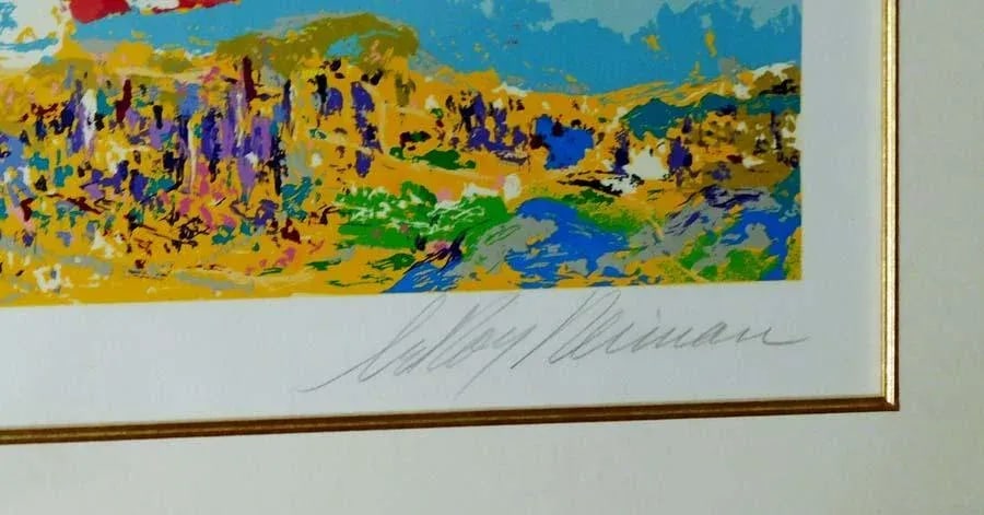 LeRoy Neiman "American Gold" Hand Signed & Numbered Olympic Serigraph - 5