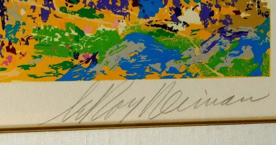 LeRoy Neiman "American Gold" Hand Signed & Numbered Serigraph Sports Olympic 115 - 5