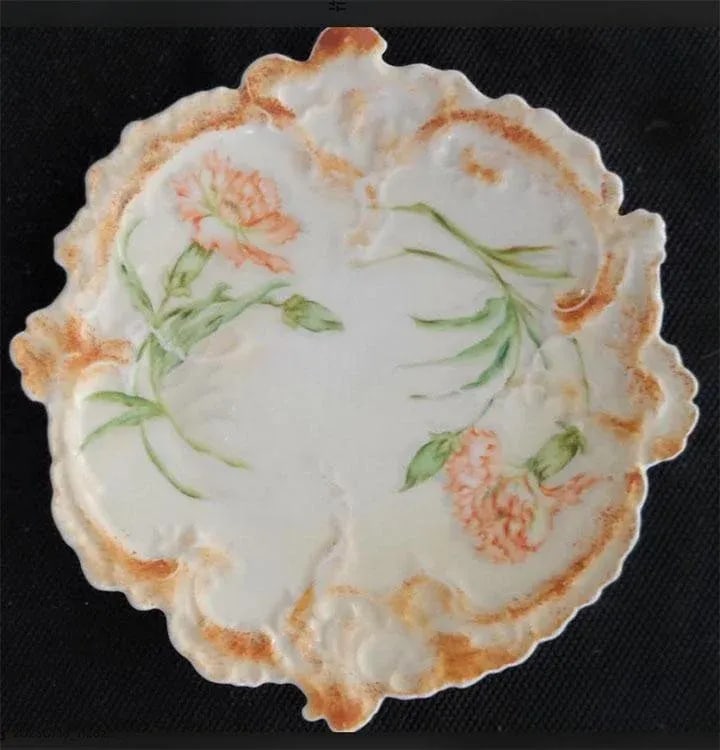 Viennese Porcelain China Serving Bowl & 8 Plates - Leonard Vienna Austria - 7