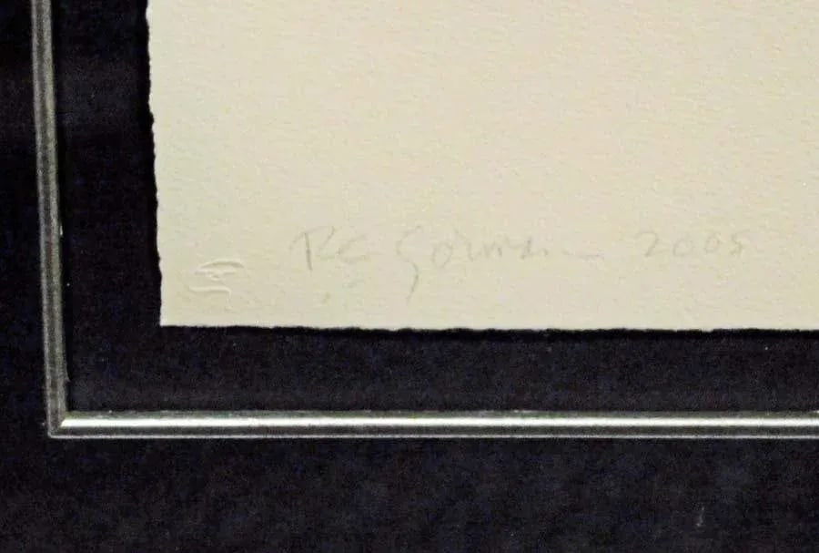 R.C.Gorman "Gala I" Original Lithograph on Paper Artwork Framed - 5