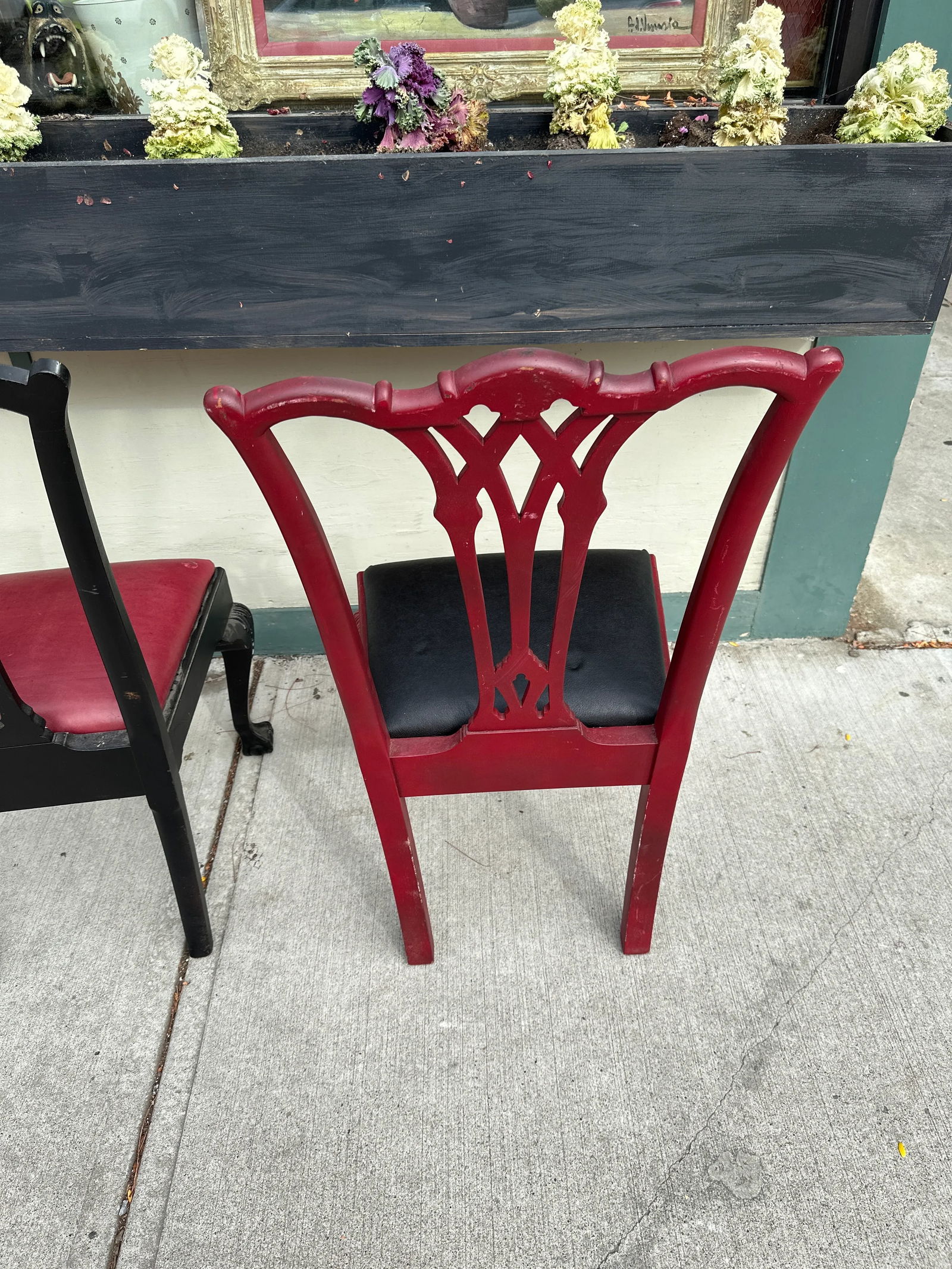 1940s Pair of English Chippendale Style Ball and Claw Foot Dining Chairs - 8