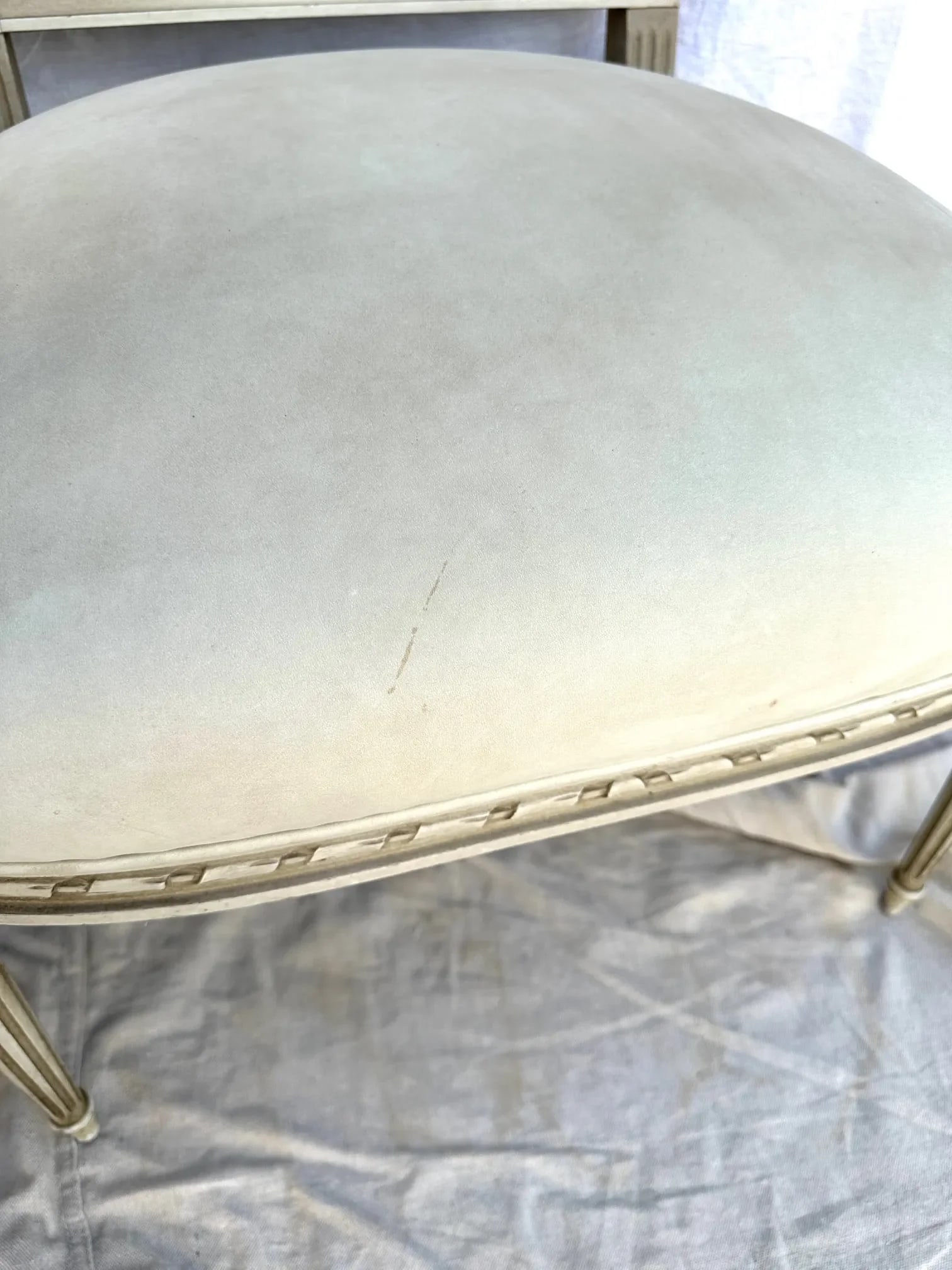 Louis XVI Maison Jansen Style Leather Arm Chairs-A Pair - 11