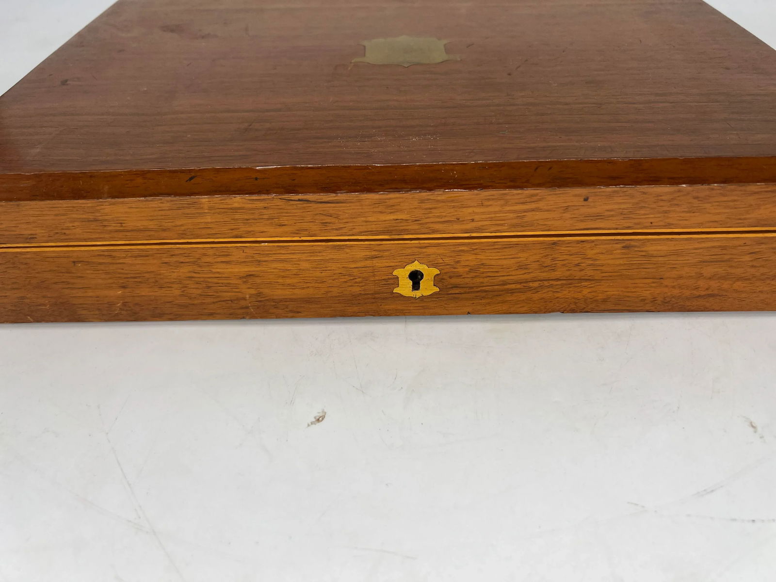 24 Pc., Cased Set of Engraved g.h. Whitaker Silver Fish or Dessert Service - 3