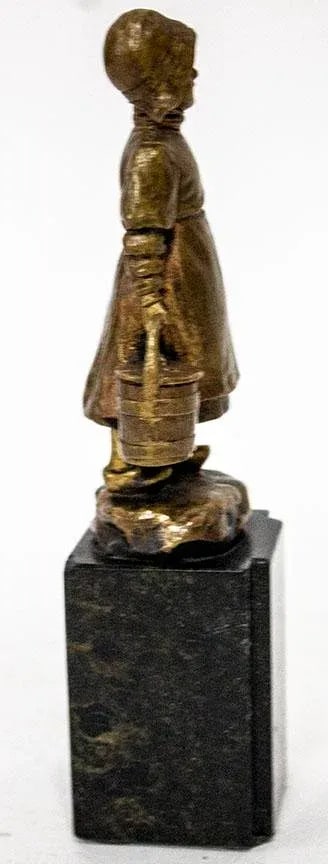 Victor Seifert German 1870-1953 Art Nouv Bronze"Trinkender Frauenakt" Dutch GLRL - 4