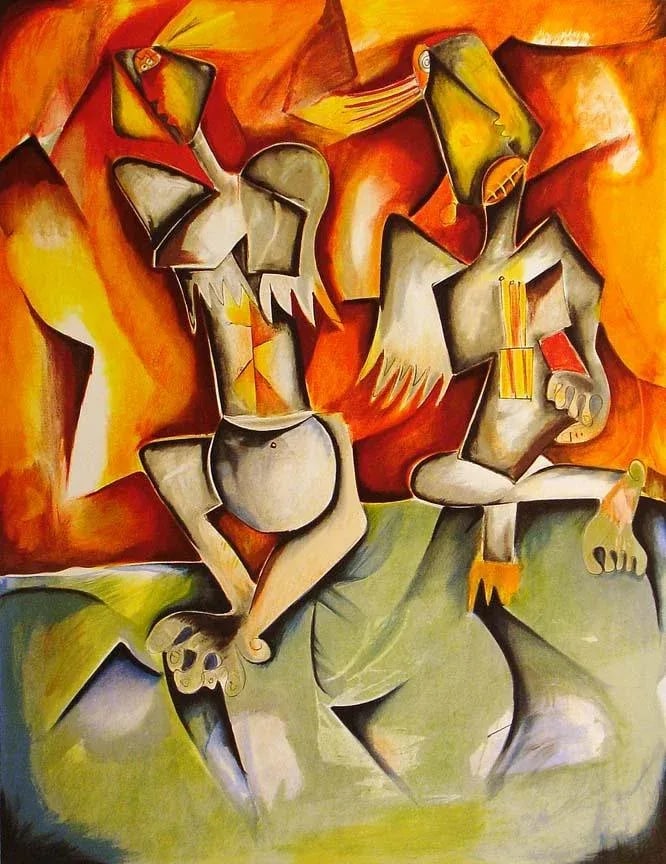 Alexandra Nechita "Angels Glow in the Dark" Signed Art Lithograph - 3