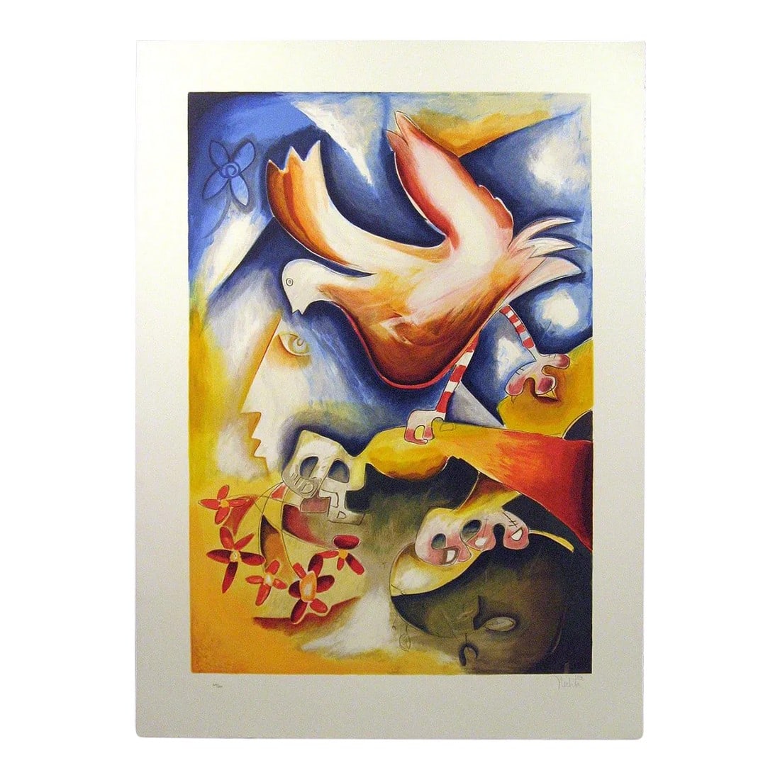 Alexandra Nechita "Sprinkle the Joy of Peace" Signed Original Lithograph: Sprinkle the Joy of Peace by Alexandra Nechita Hand signed, dated & numbered by the artist Sprinkle the Joy of Peace "As many people know, Peace is one of my favorite subjects; it has a great impact o