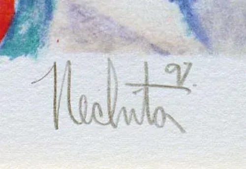 Alexandra Nechita "Spring Love" Signed Framed Original Lithograph - 3