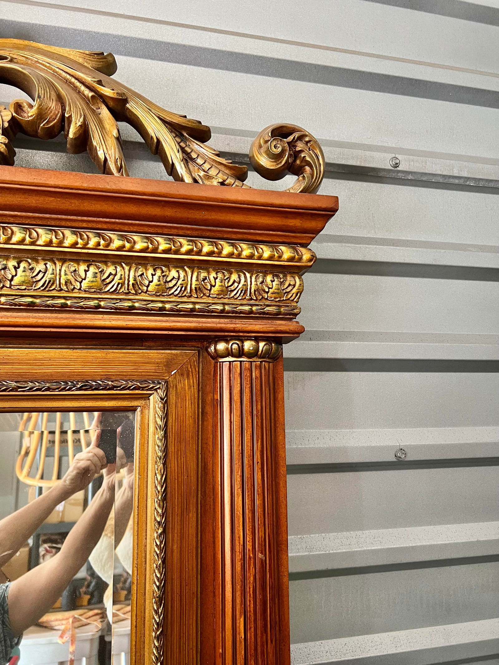 20th Century Large Floor Standing Mirror - 3