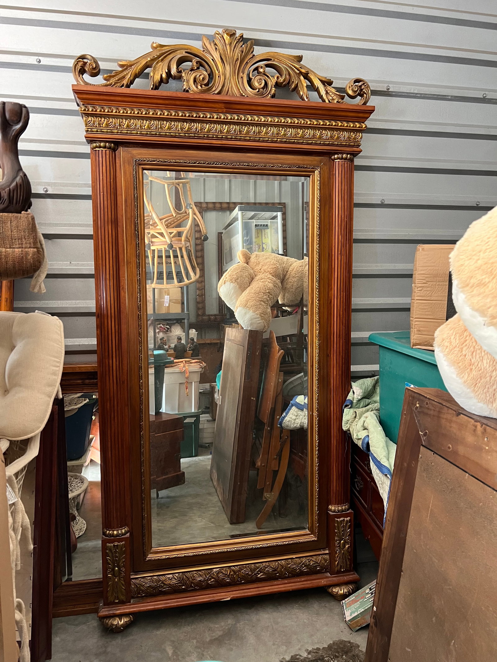 20th Century Large Floor Standing Mirror - 5