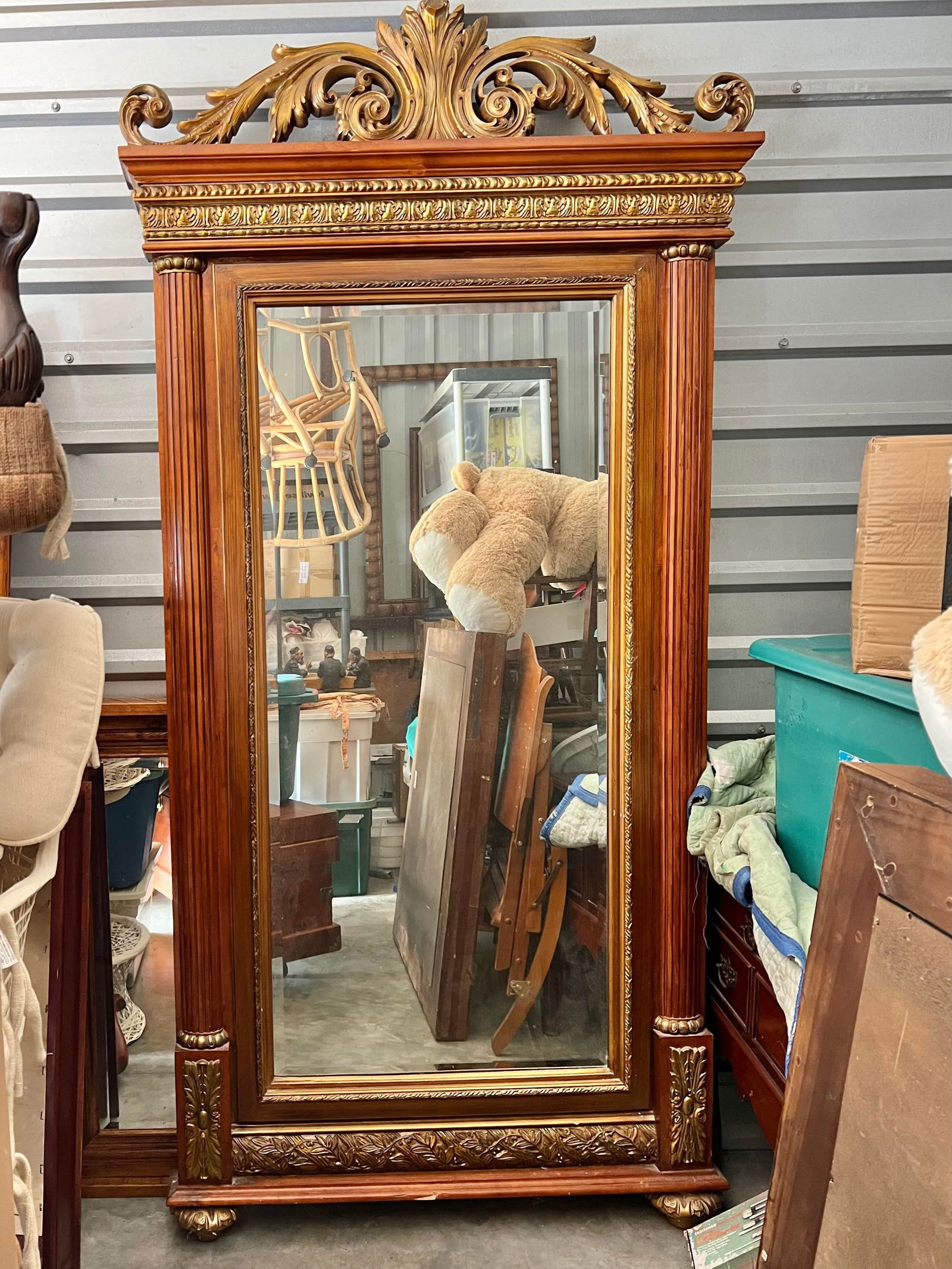 20th Century Large Floor Standing Mirror - 7