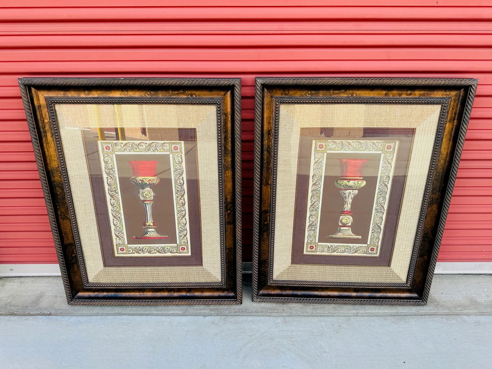 Pair of Bernhardt De La Fosse Wine Goblet Prints 1 & 2 - 5