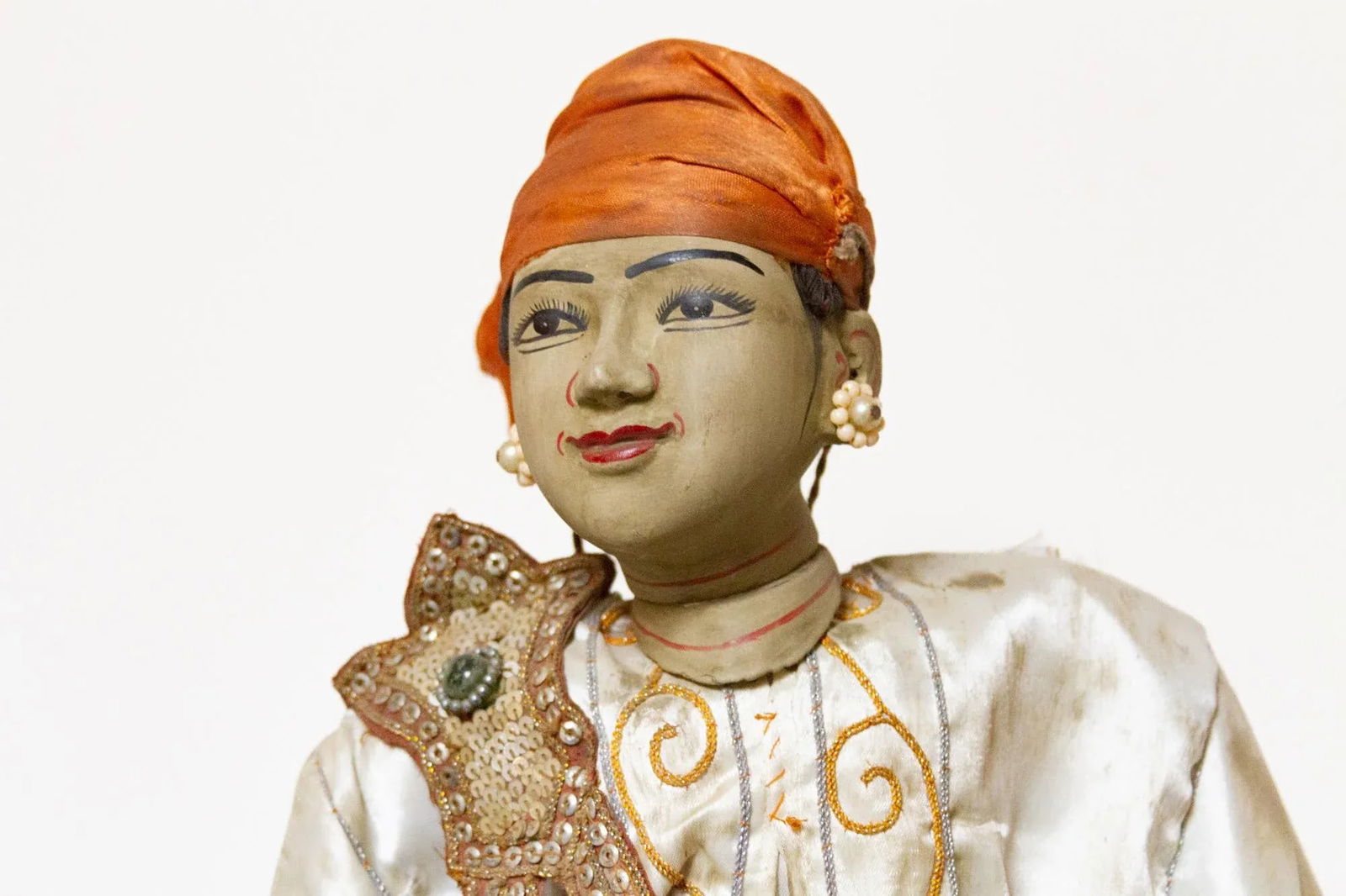 Set of Two Javanese Wayang Puppets - 7