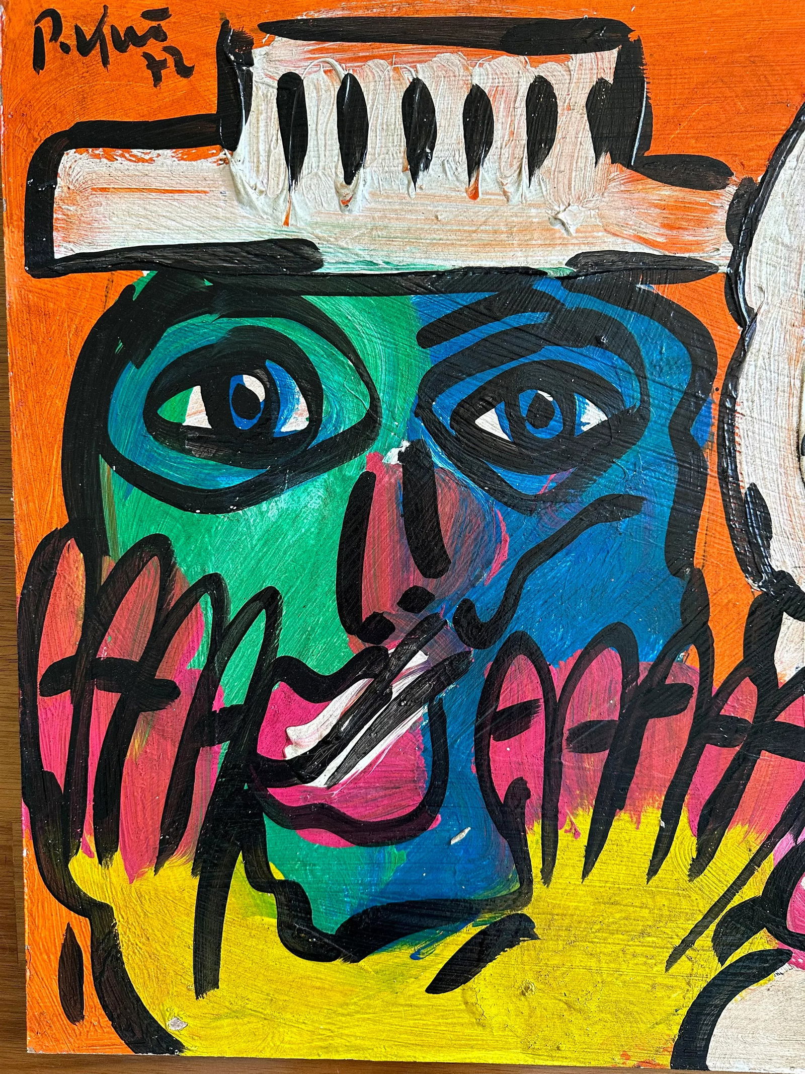 Titled Peter Keil Original 1972 Painting - 3