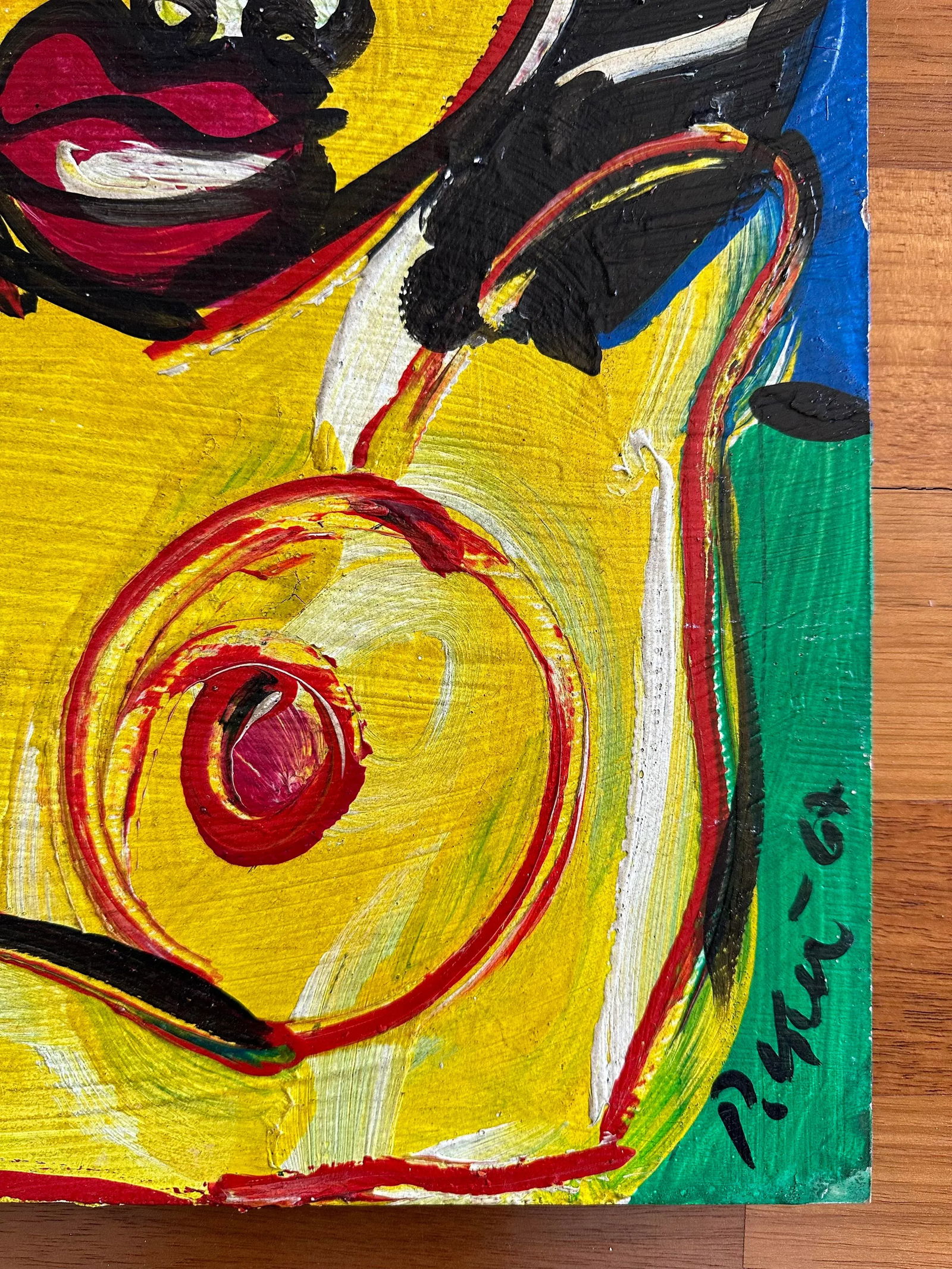 Art Original 1967 Painting by Peter Keil - 2