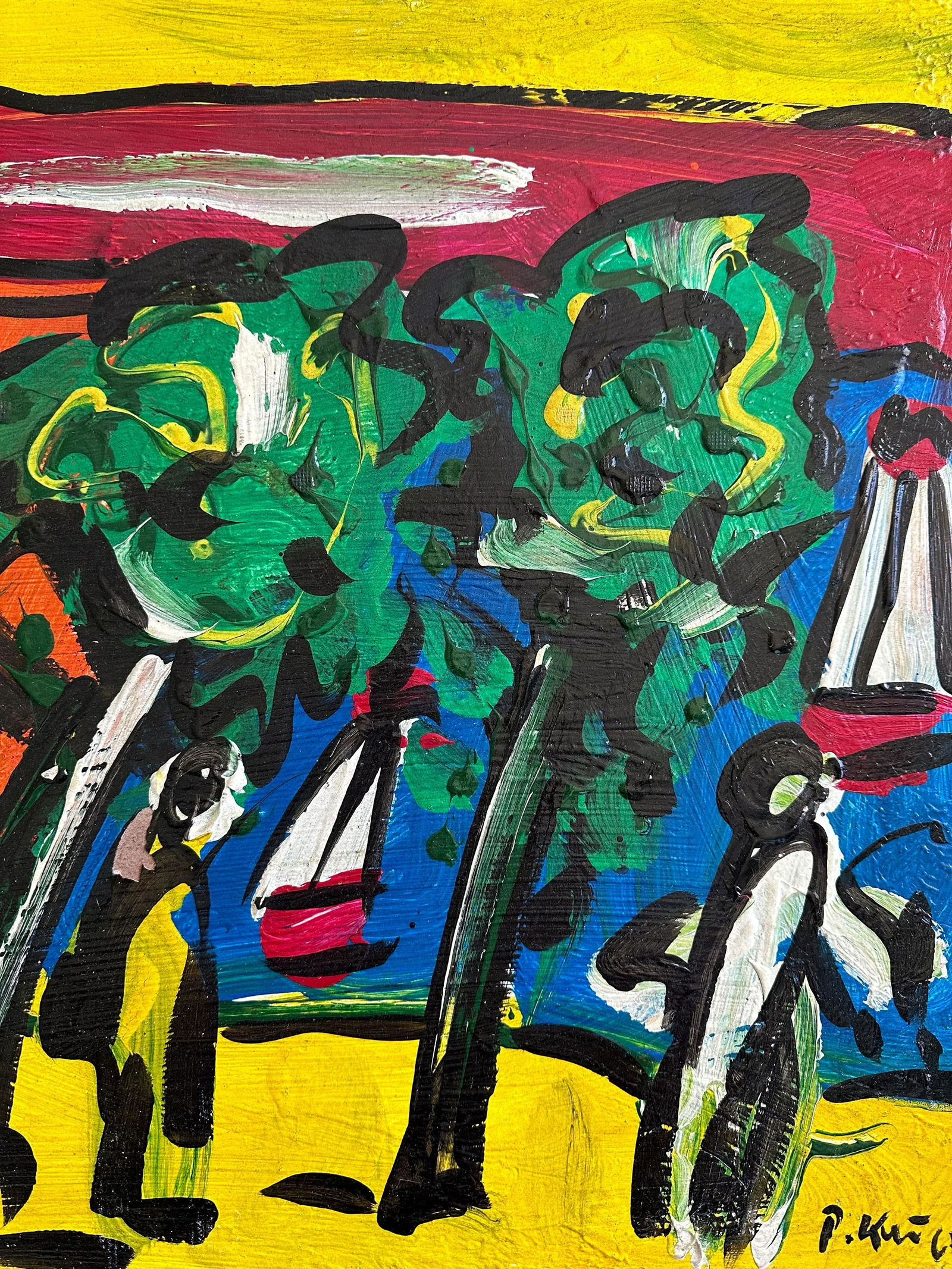 Miami Original 1967 Painting by Peter Keil - 3