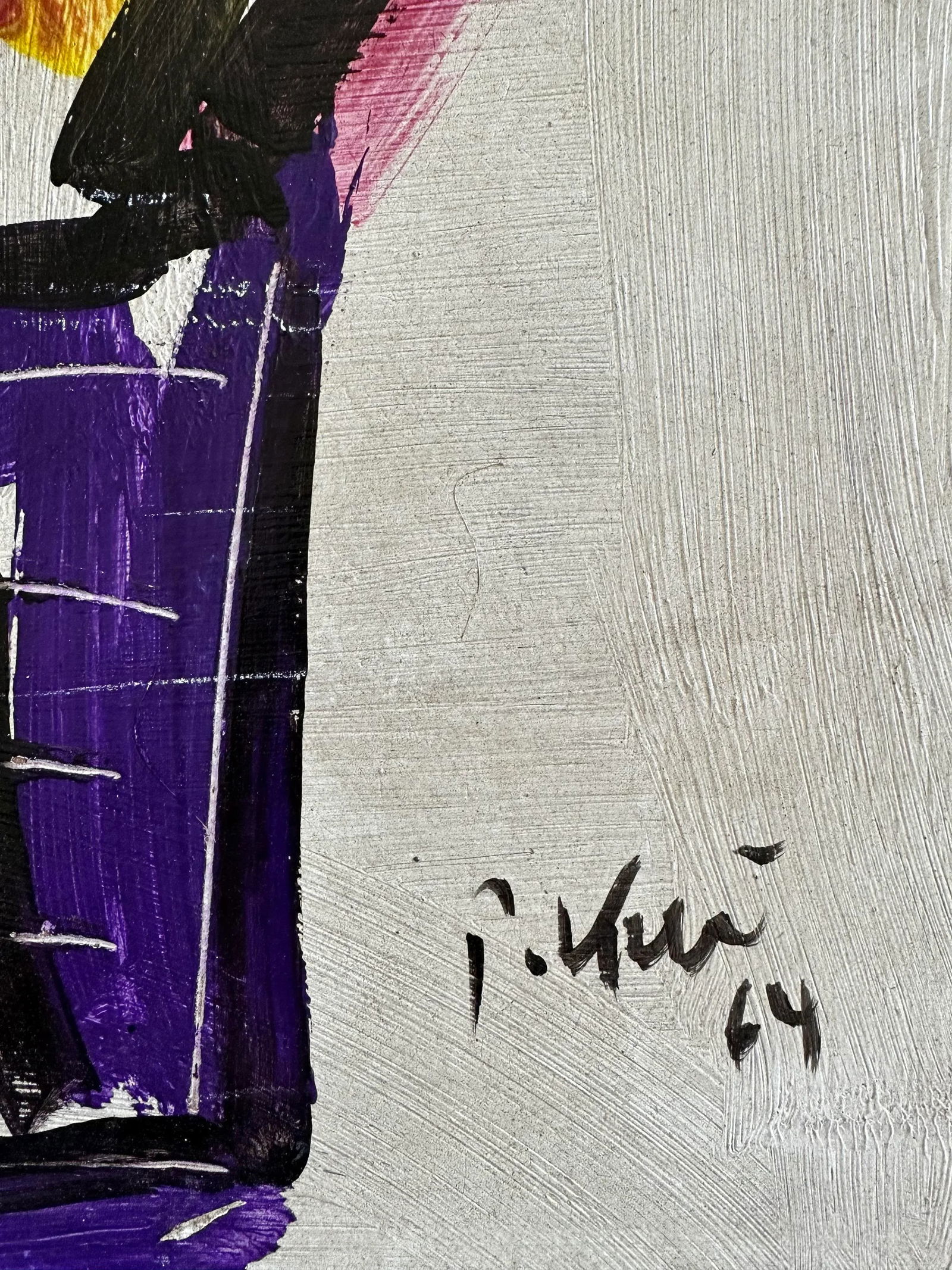 MirÃ³ by Artist Peter Keil Original 1964 Painting - 2