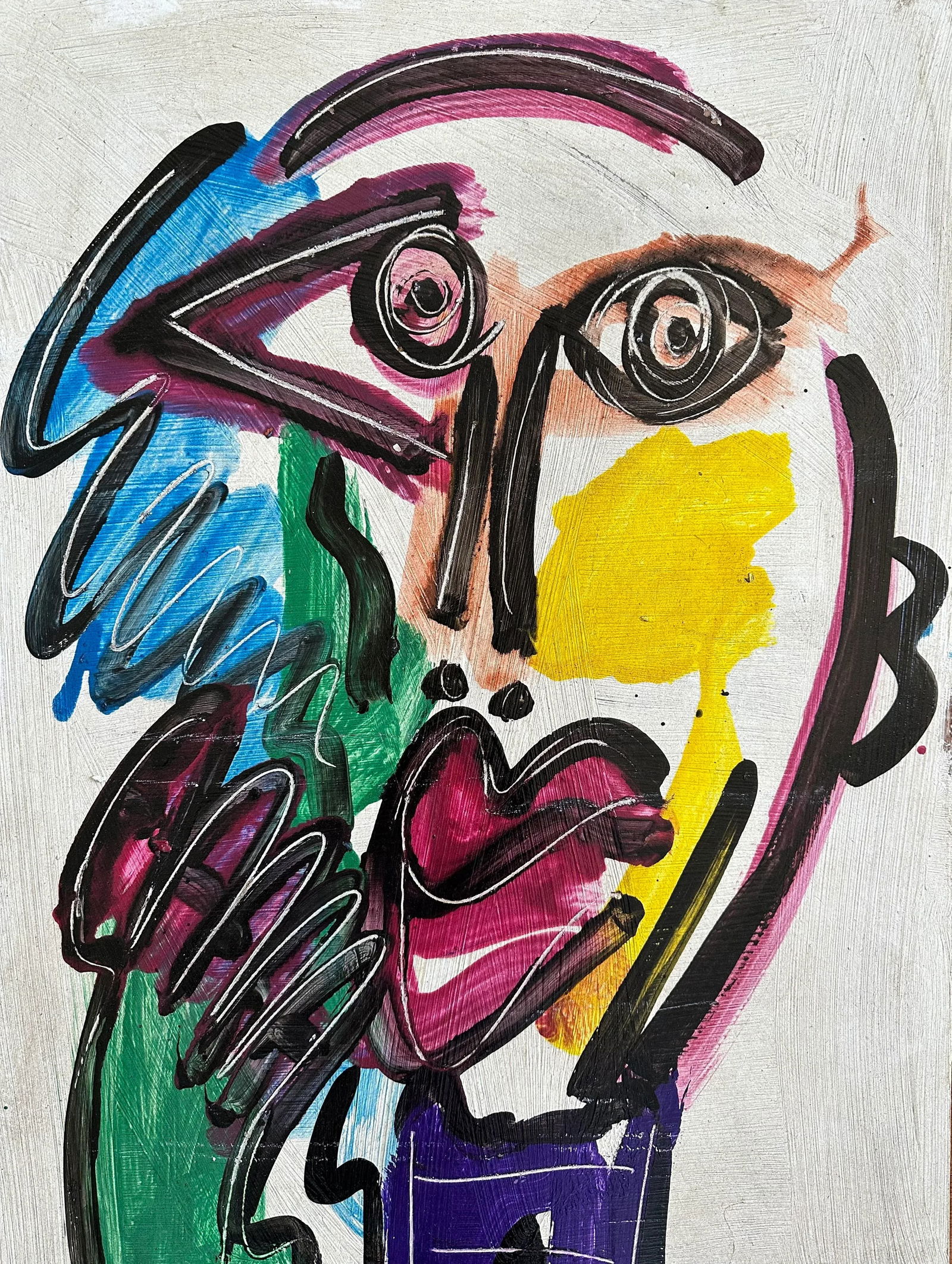 MirÃ³ by Artist Peter Keil Original 1964 Painting - 4