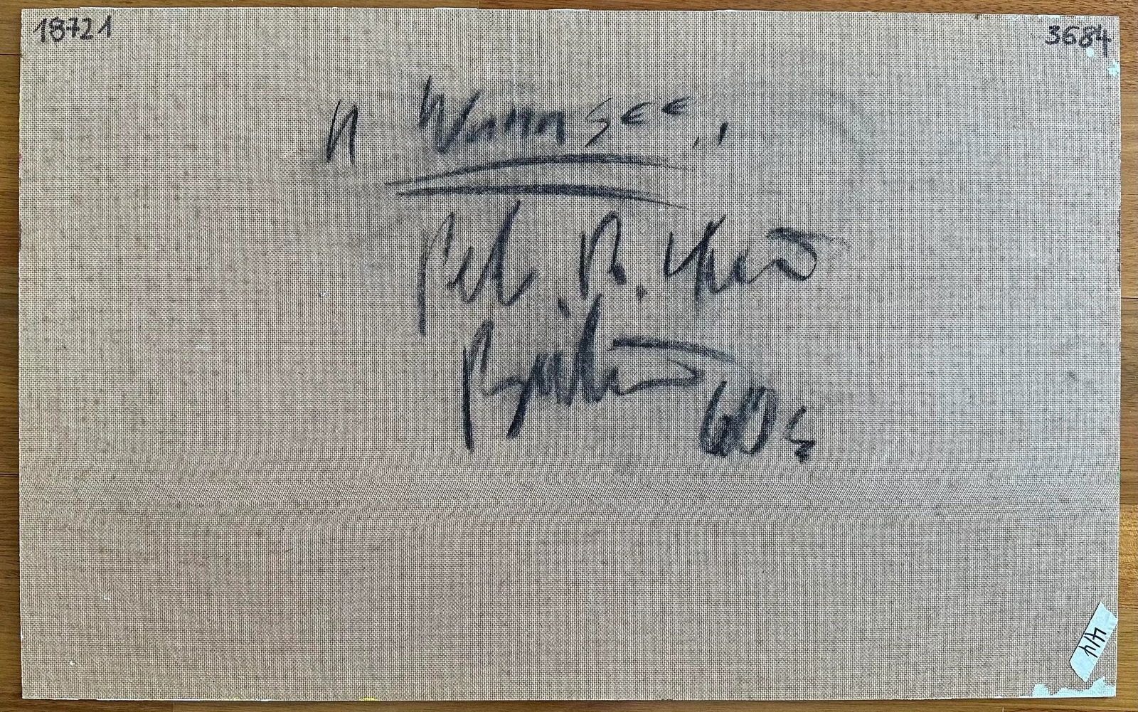 Wanasee Original 1967 Peter Keil Painting - 7