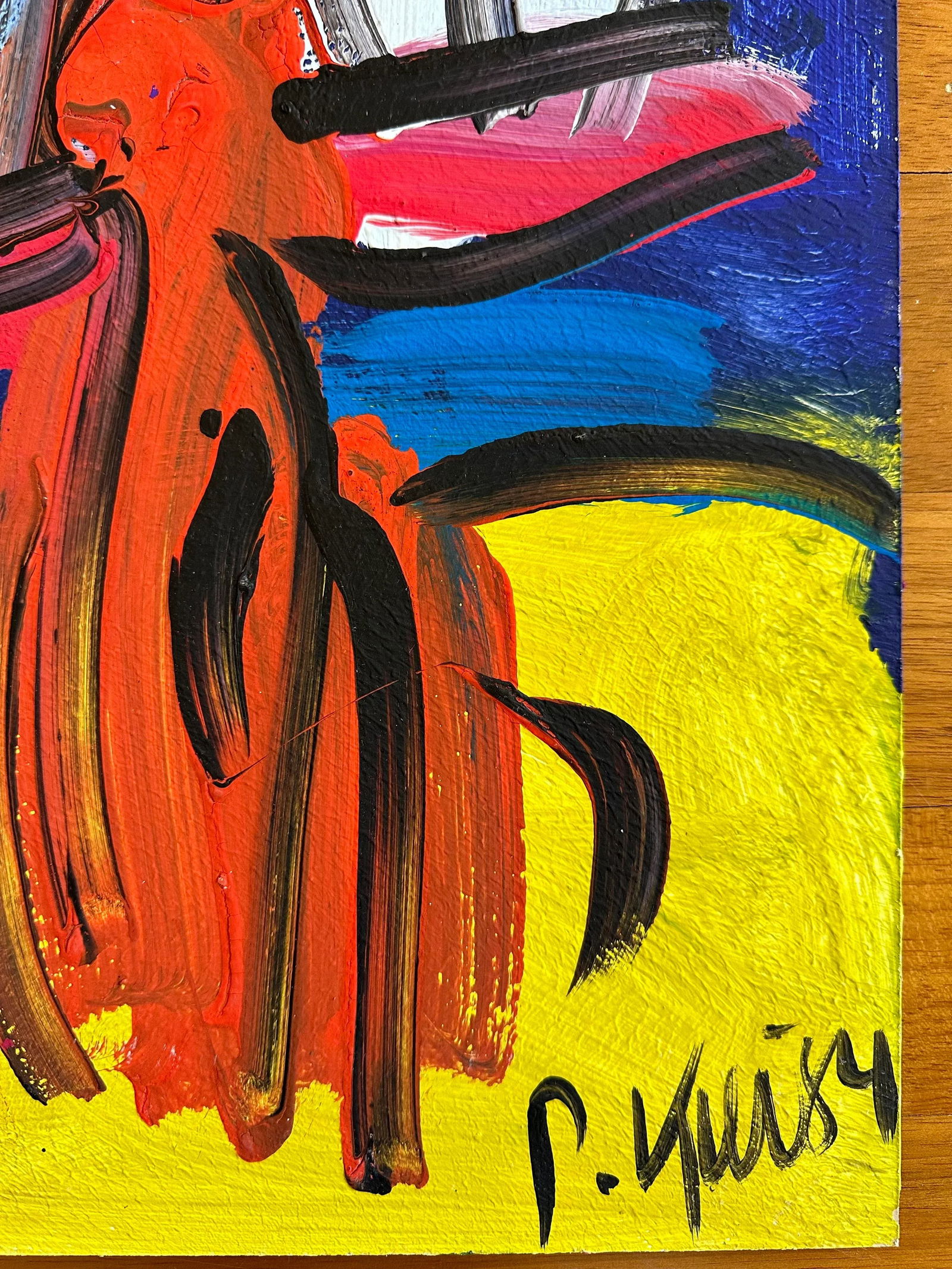 Original 1984 Peter Keil Painting - 2