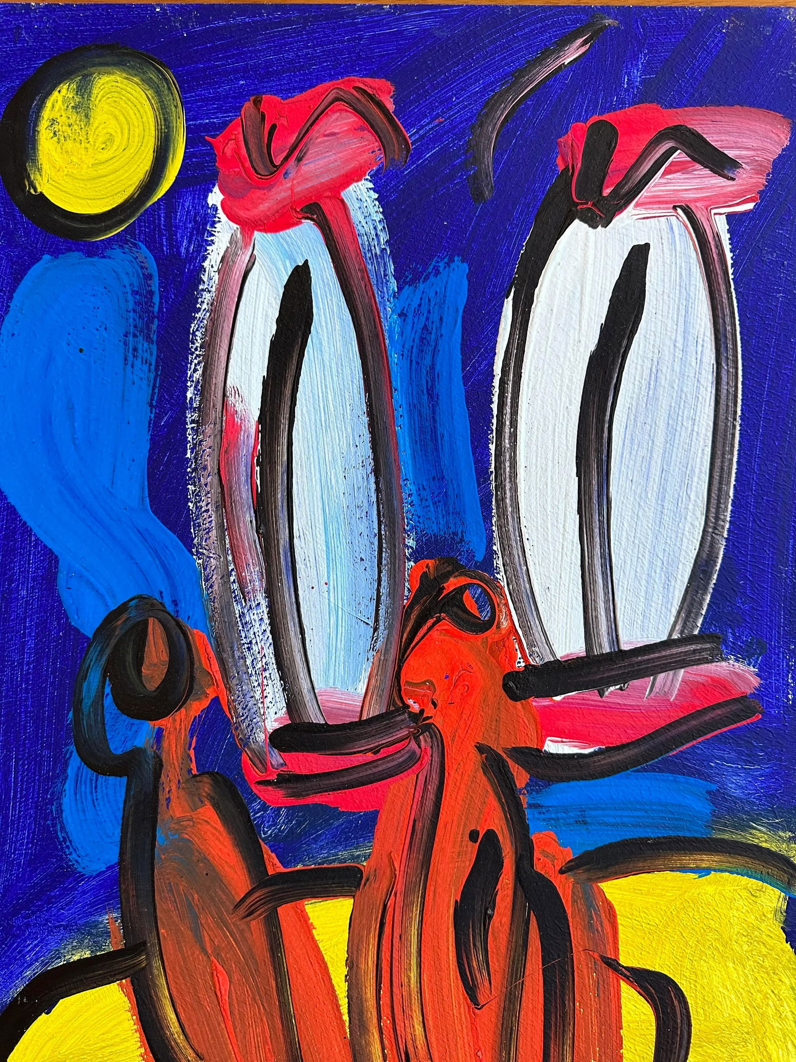 Original 1984 Peter Keil Painting - 4