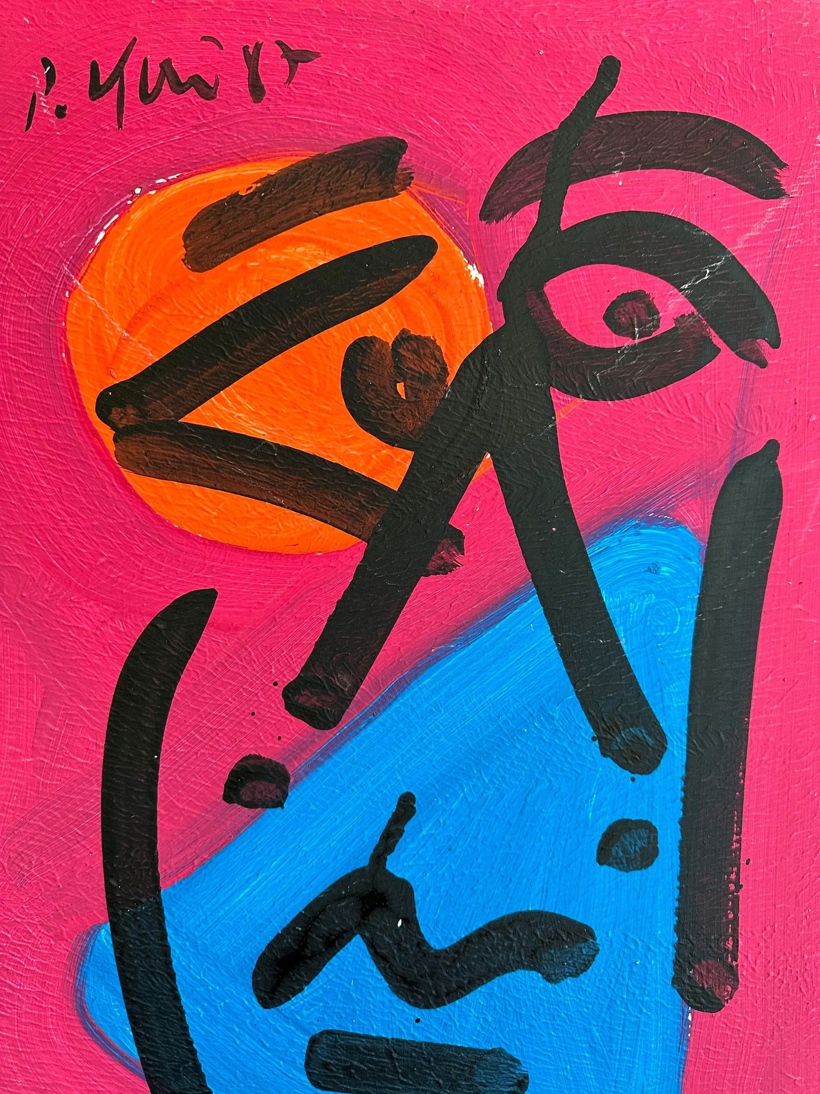 Original 1987 Peter Keil Painting - 3