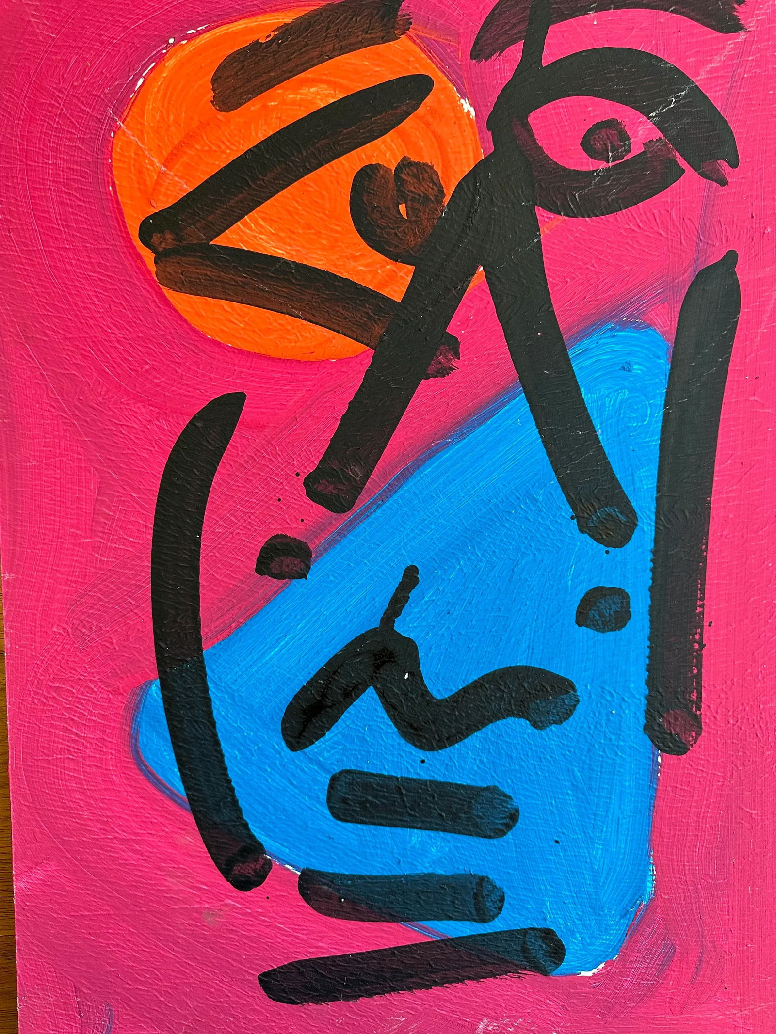 Original 1987 Peter Keil Painting - 4