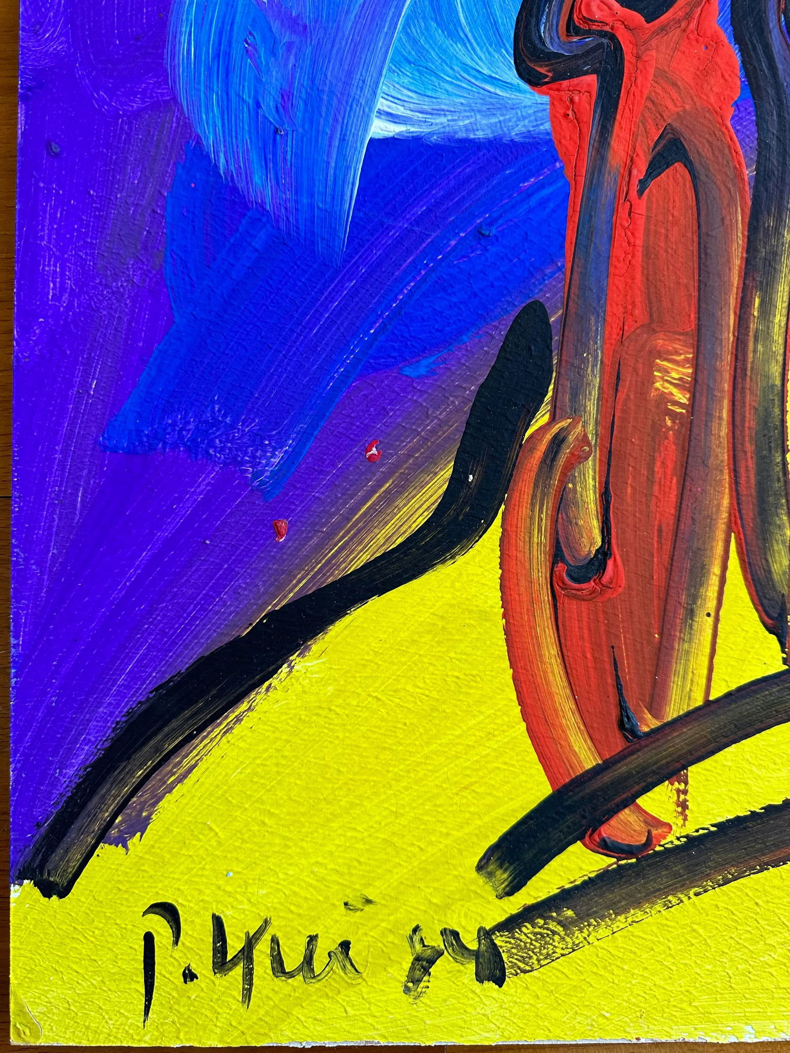 Original 1984 Peter Keil Painting - 2