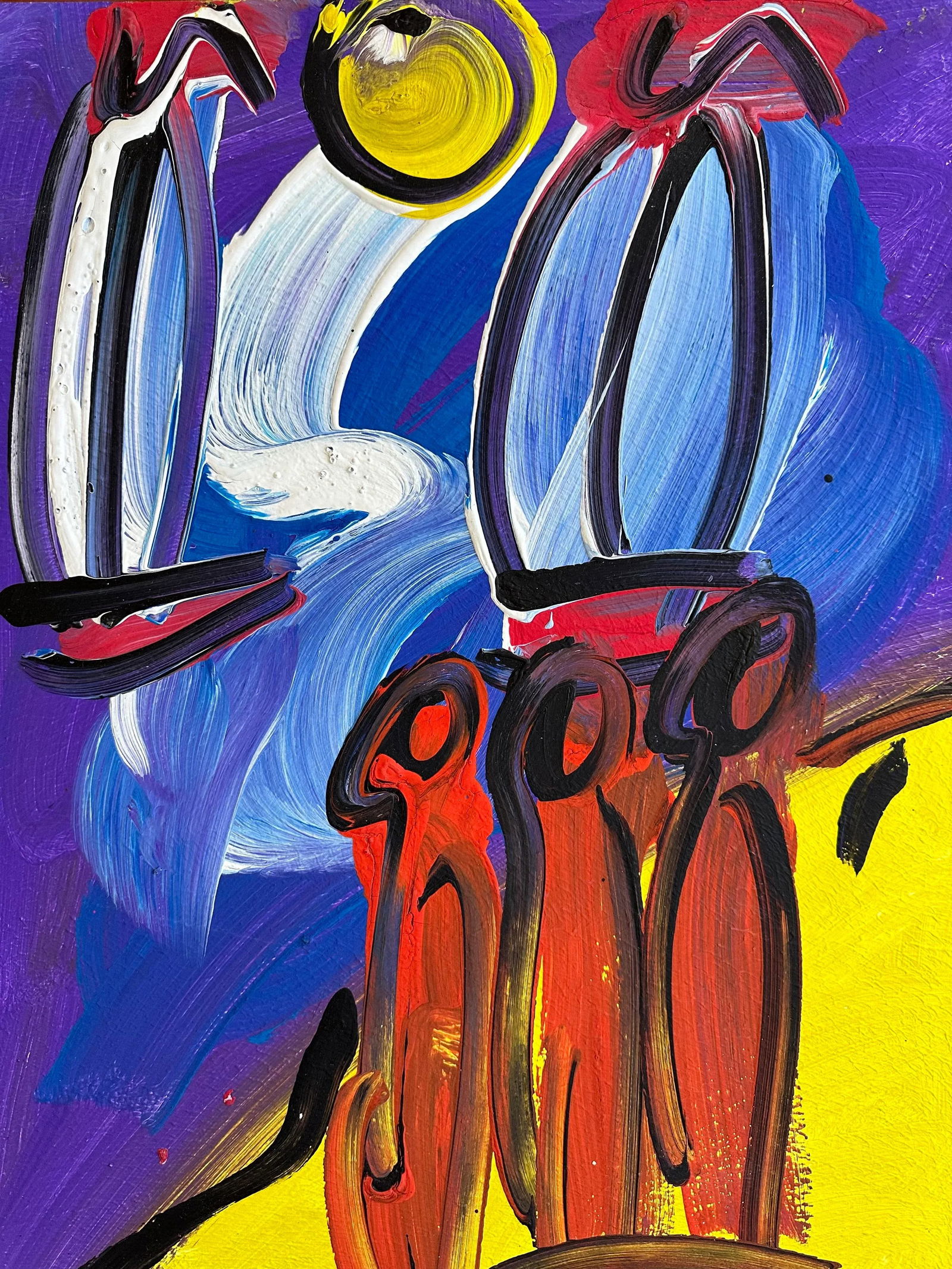 Original 1984 Peter Keil Painting - 4