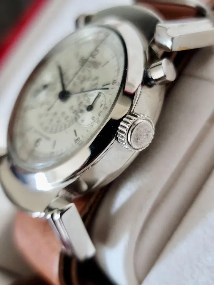 Eberhard -1940s German Pilot Chronograph Watch - 3