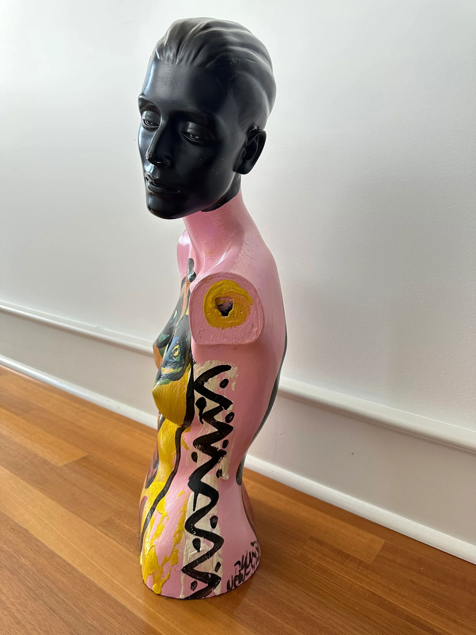 Original 1978 Painted Mannequin by Artist Peter Keil - 4