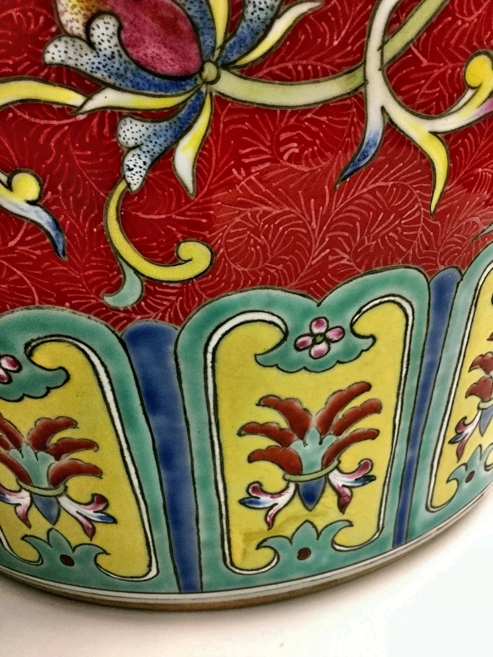 1930s Vintage Chinese Republic Dynasty Tall Vase - 10