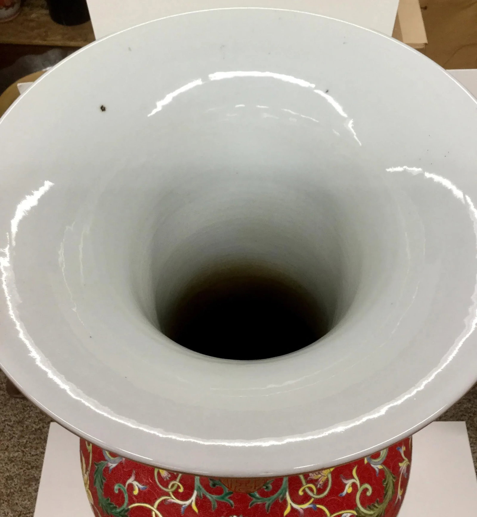 1930s Vintage Chinese Republic Dynasty Tall Vase - 11