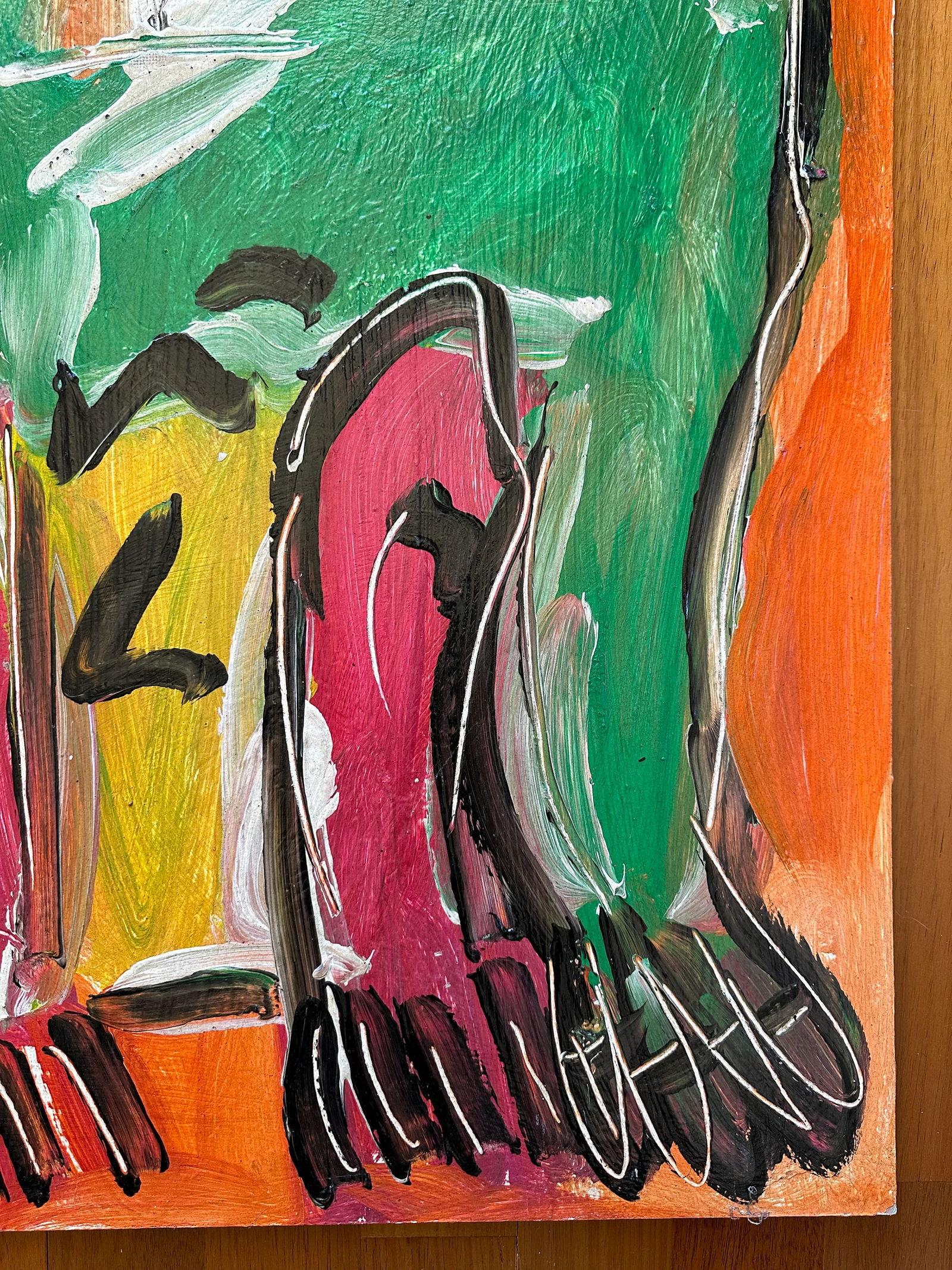 1964 Original Painting Titled "Art" by Artist Peter Keil - 5