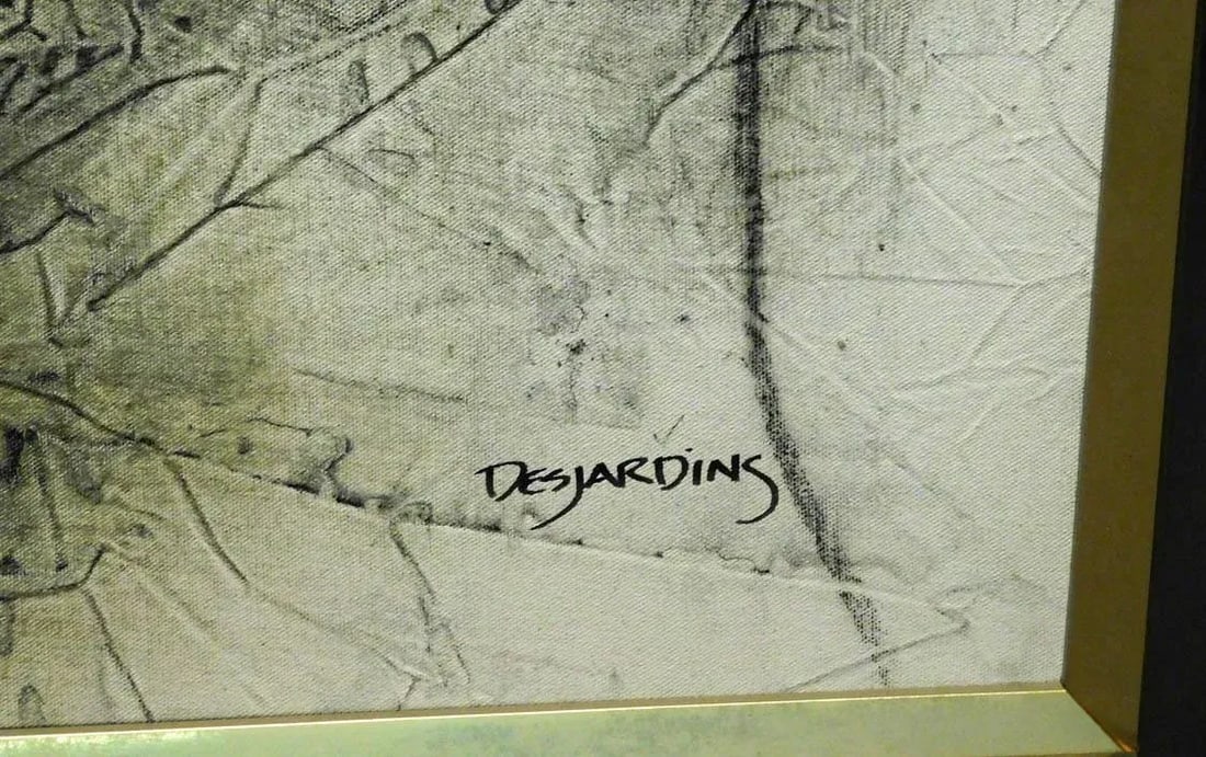 Andre Desjardins "La Foret Et Le Silence" Original Oil on Canvas Painting, Hand Signed - 4