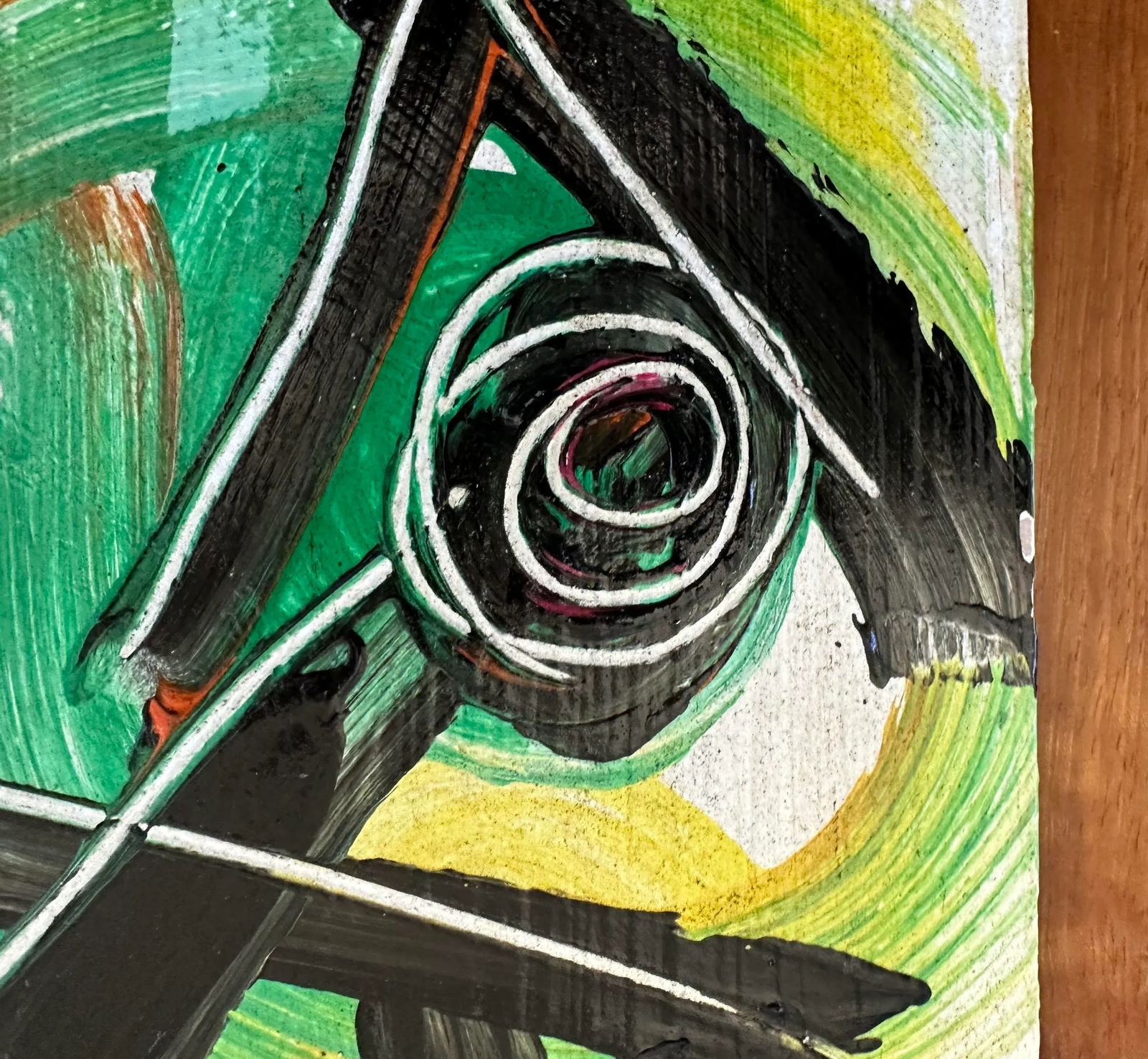 1977 Titled Original Peter Keil Painting - 6