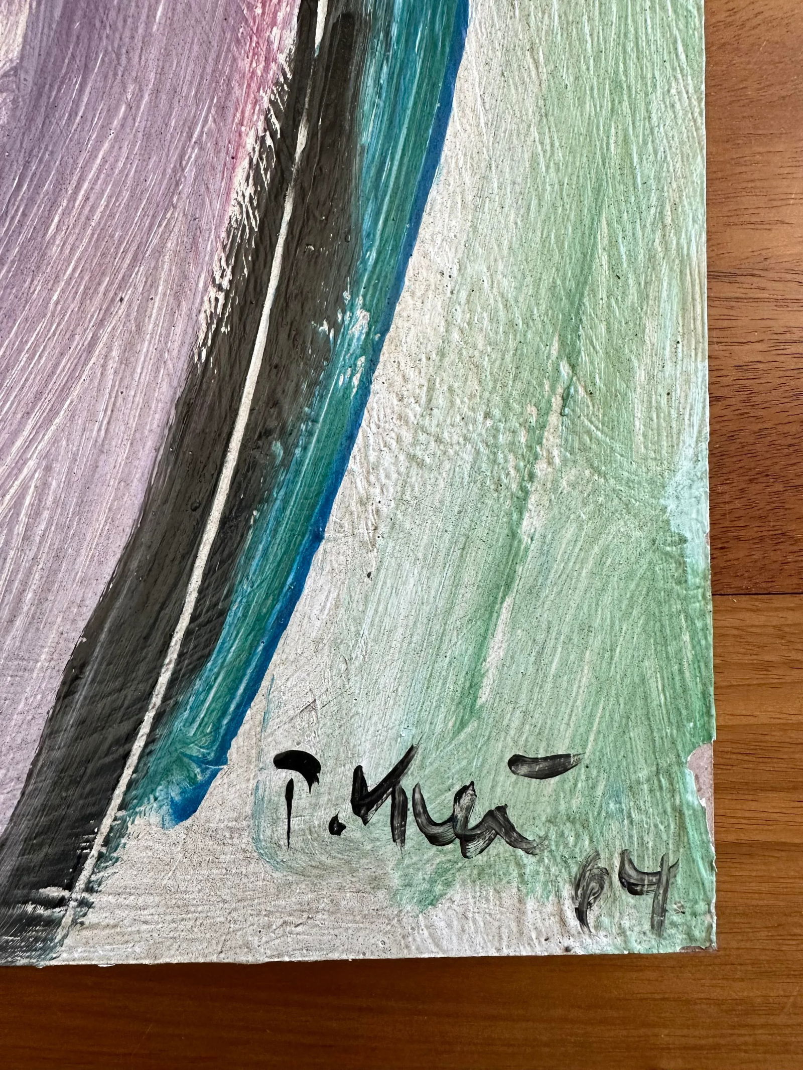 1964 Titled Original Peter Keil Painting - 2