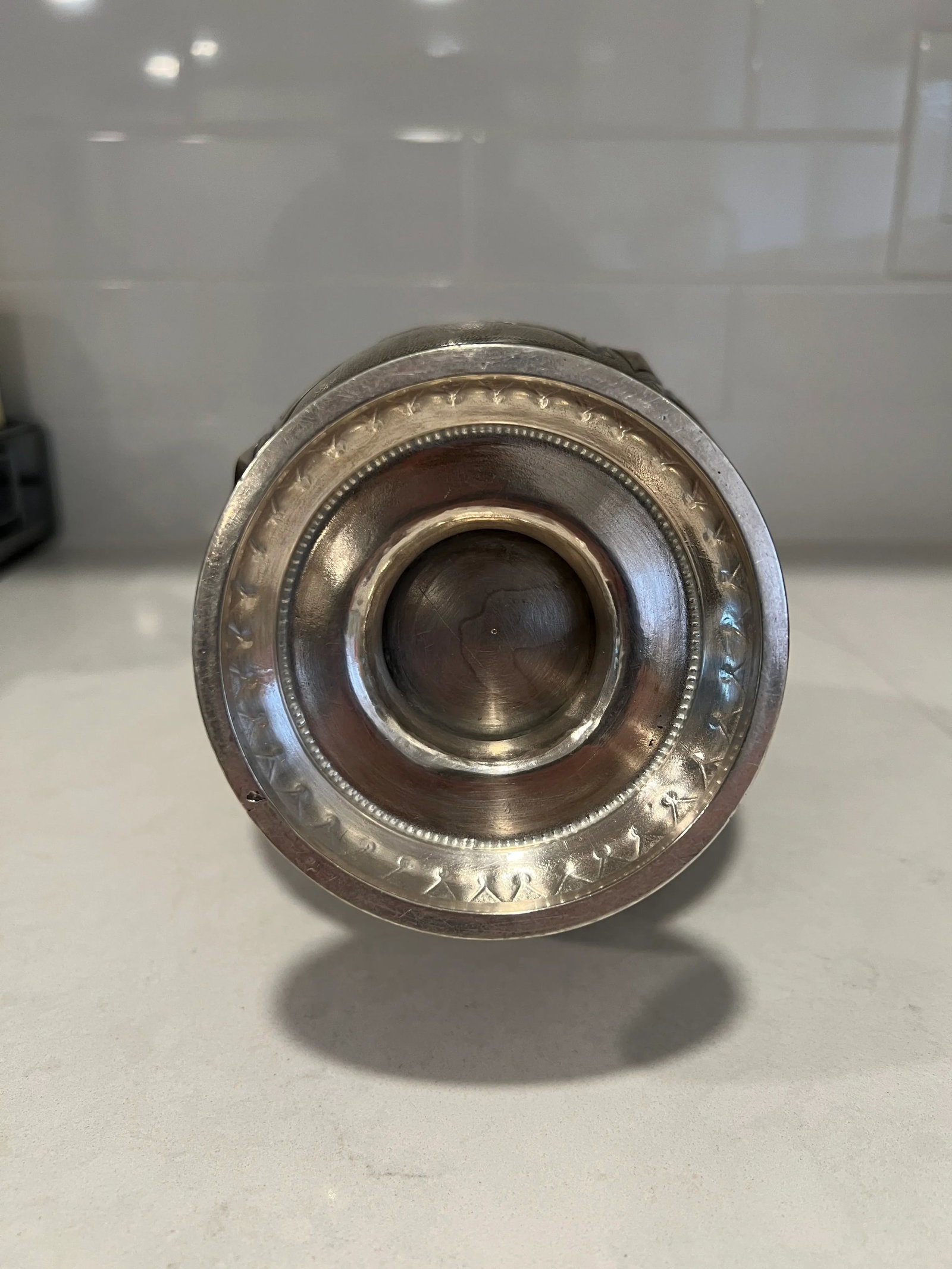 American Coin Silver Balmain Regatta "Gardiner Cup" Ewer Circa 1875 - 11