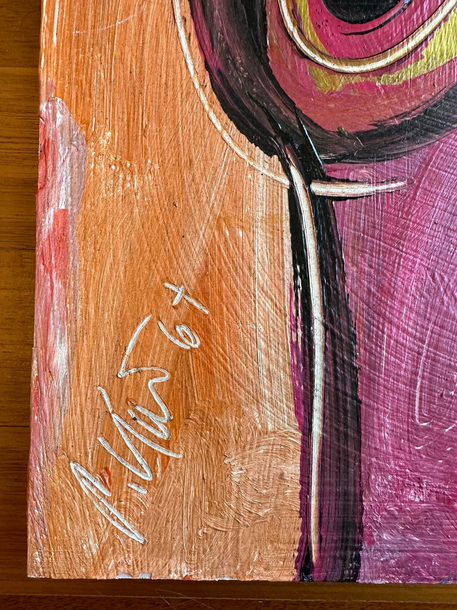 1967 Titled Original Peter Keil Painting - 2