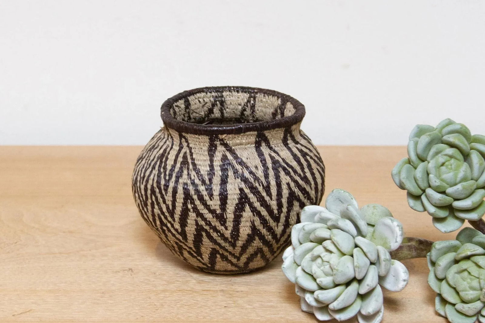 Vintage Petite Embera Basket From Panama - 7