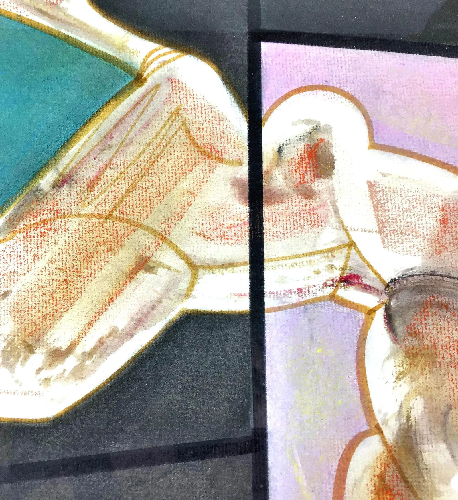 1984 Paul Reed Original Abstract Signed Painting - 9