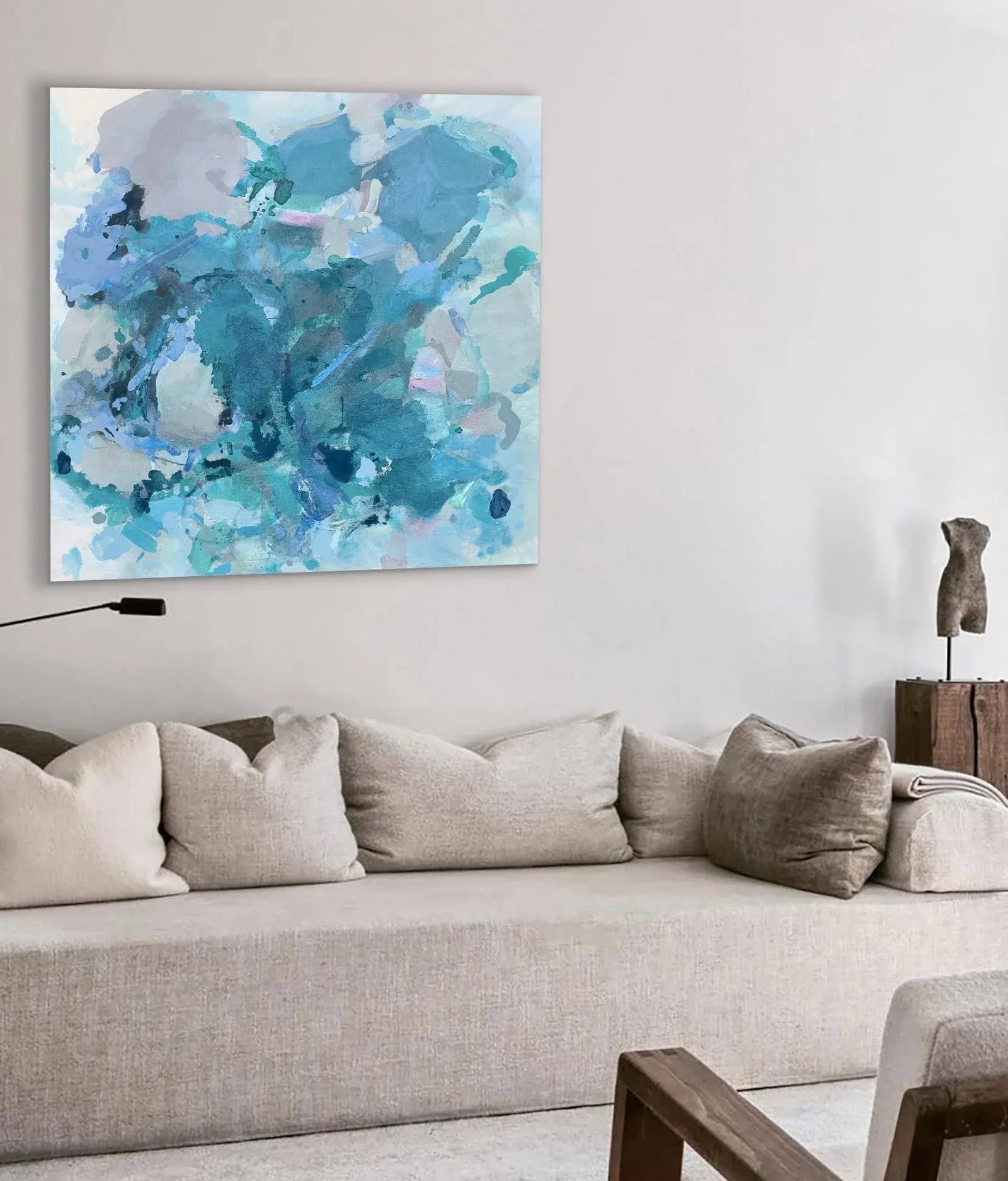 Big Blue Sea Original Painting - 2