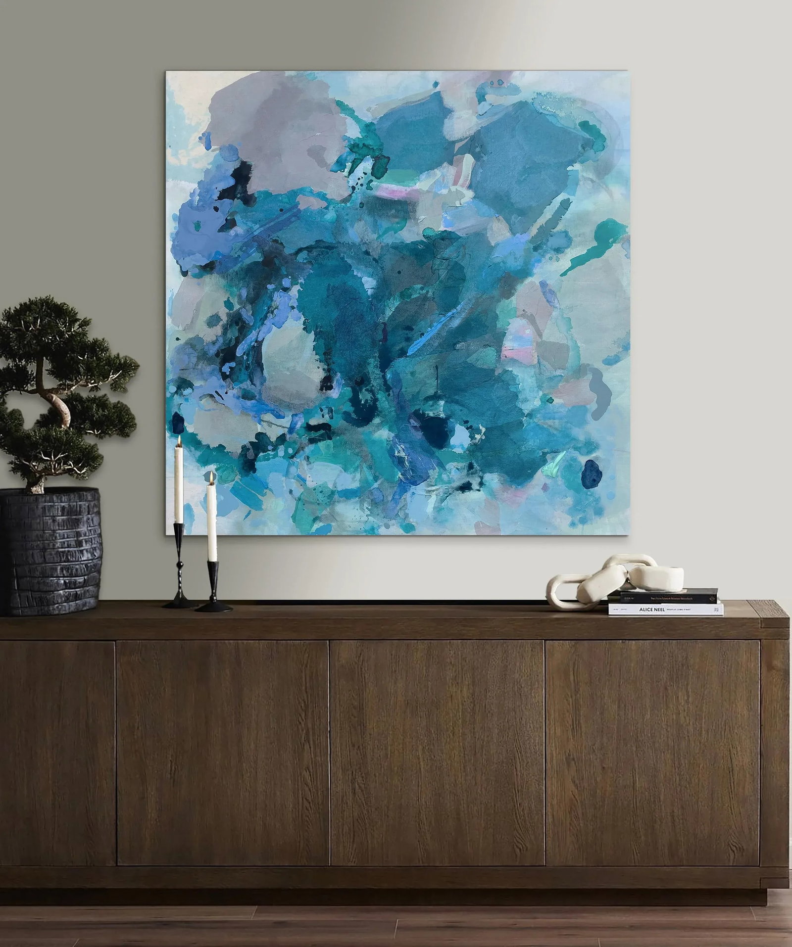 Big Blue Sea Original Painting - 3